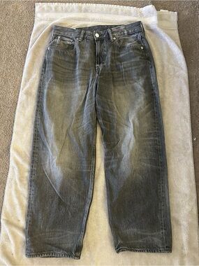 H&M Men's Faded Gray Relaxed Jeans